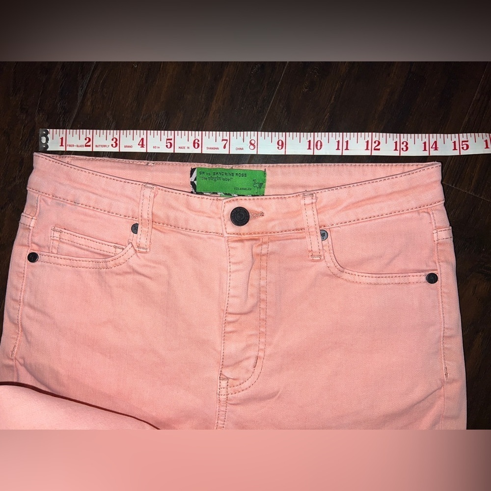 🌸 NWT! Sandrine Rose X Free People Super Flare Jeans - Picture 7 of 11